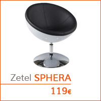 Decoratiehoek meubilair - Bolvormige zetel SPHERA