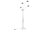 Chromen staande lamp FIVE BOWS - Alterego Design